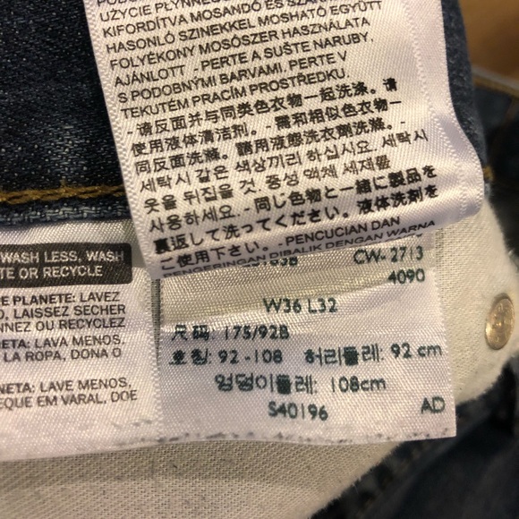 Levi’s 514 Jeans, size 36 x 32 - Picture 10 of 11
